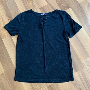 Cute navy blue “freshman” girls top in great condition.
